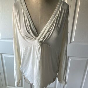 Free People Cream Top